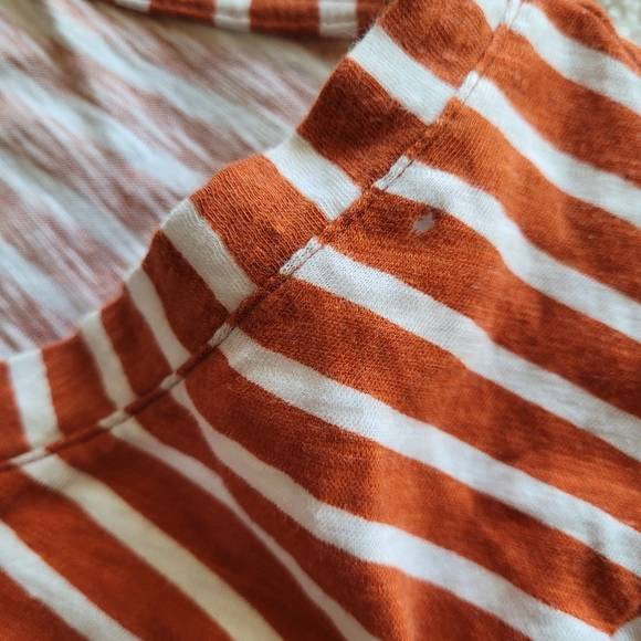 Torrid Women's Classic Fit Everday Stripe Short Sleeves V-Neck T-Shirt - 2 - Picture 5 of 5